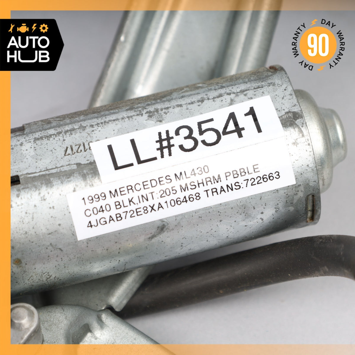 98-05 Mercedes W163 ML430 ML500 ML55 AMG Rear Glass Windshield Wiper Motor OEM - photo 17