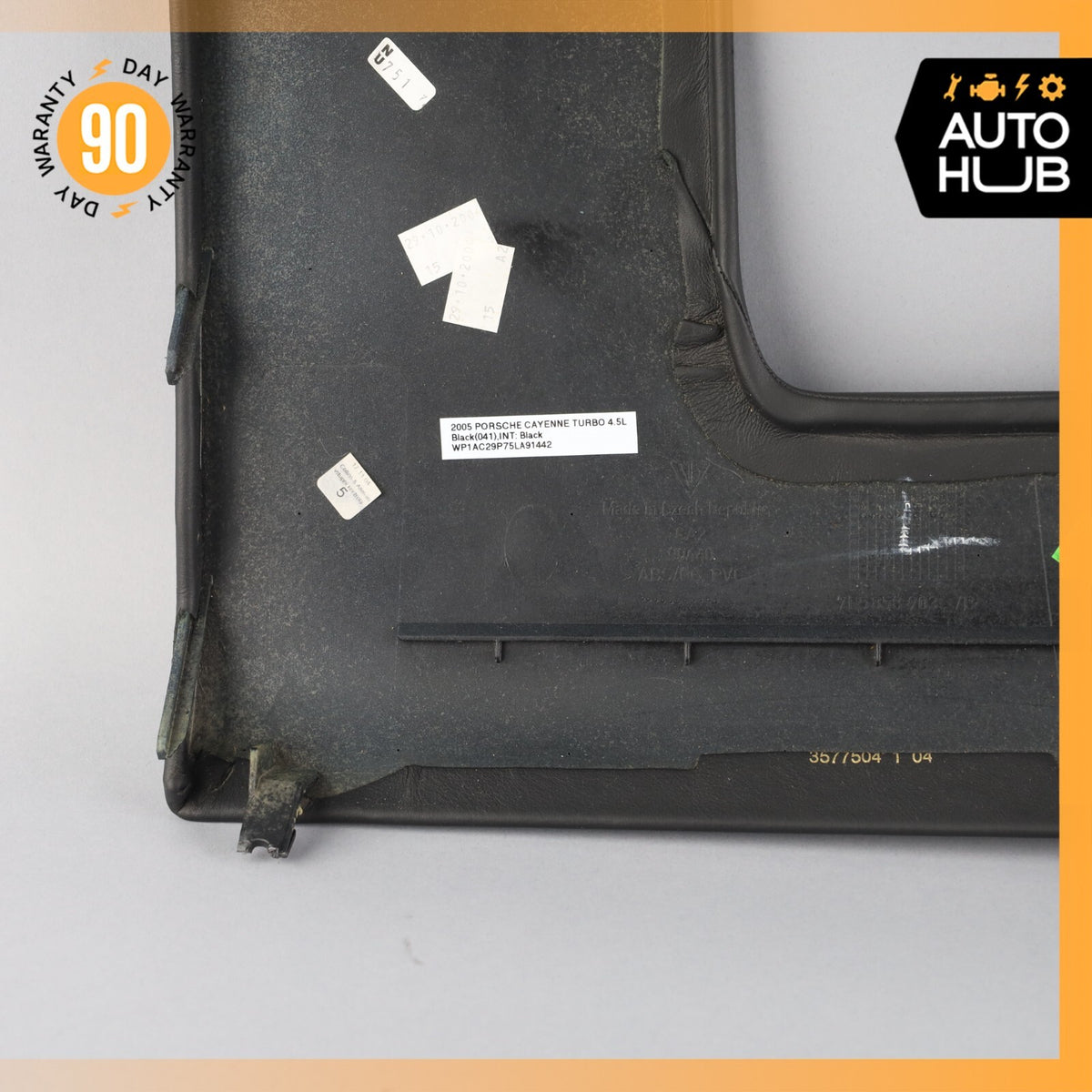 03-10 Porsche Cayenne 955 Turbo Left Driver Side Knee Panel Black OEM - photo 12