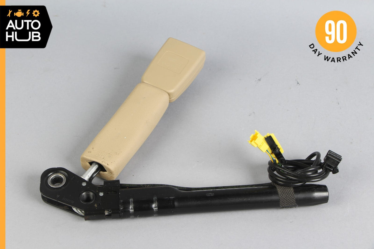 07-14 Mercedes W221 S400 CL550 Front Right Passenger Seat Belt Buckle Beige OEM - photo 10