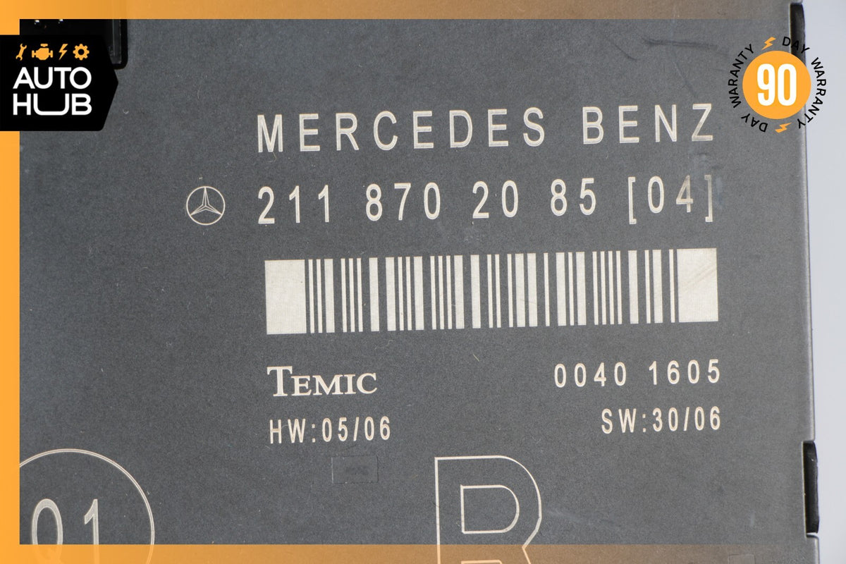 03-09 Mercedes W211 E63 E350 E550 Front Right Passenger Door Control Module OEM - photo 8