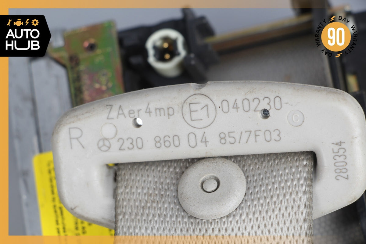 03-06 Mercedes R230 SL500 SL55 AMG Right Side Seatbelt Seat Belt Retractor OEM - photo 8
