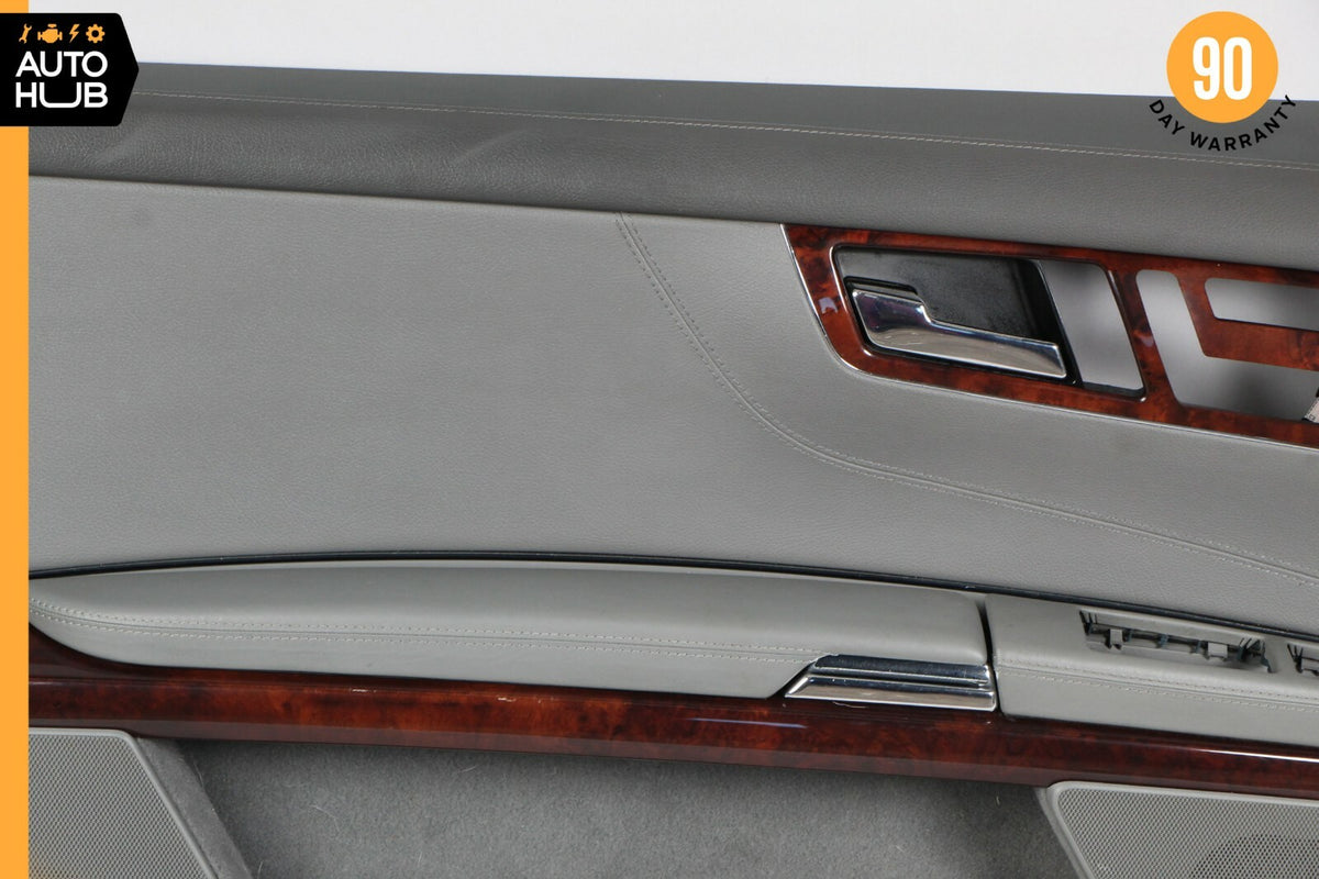 07-10 Mercedes W216 CL550 Interior Door Panel Front Left Driver Side Gray OEM - photo 3
