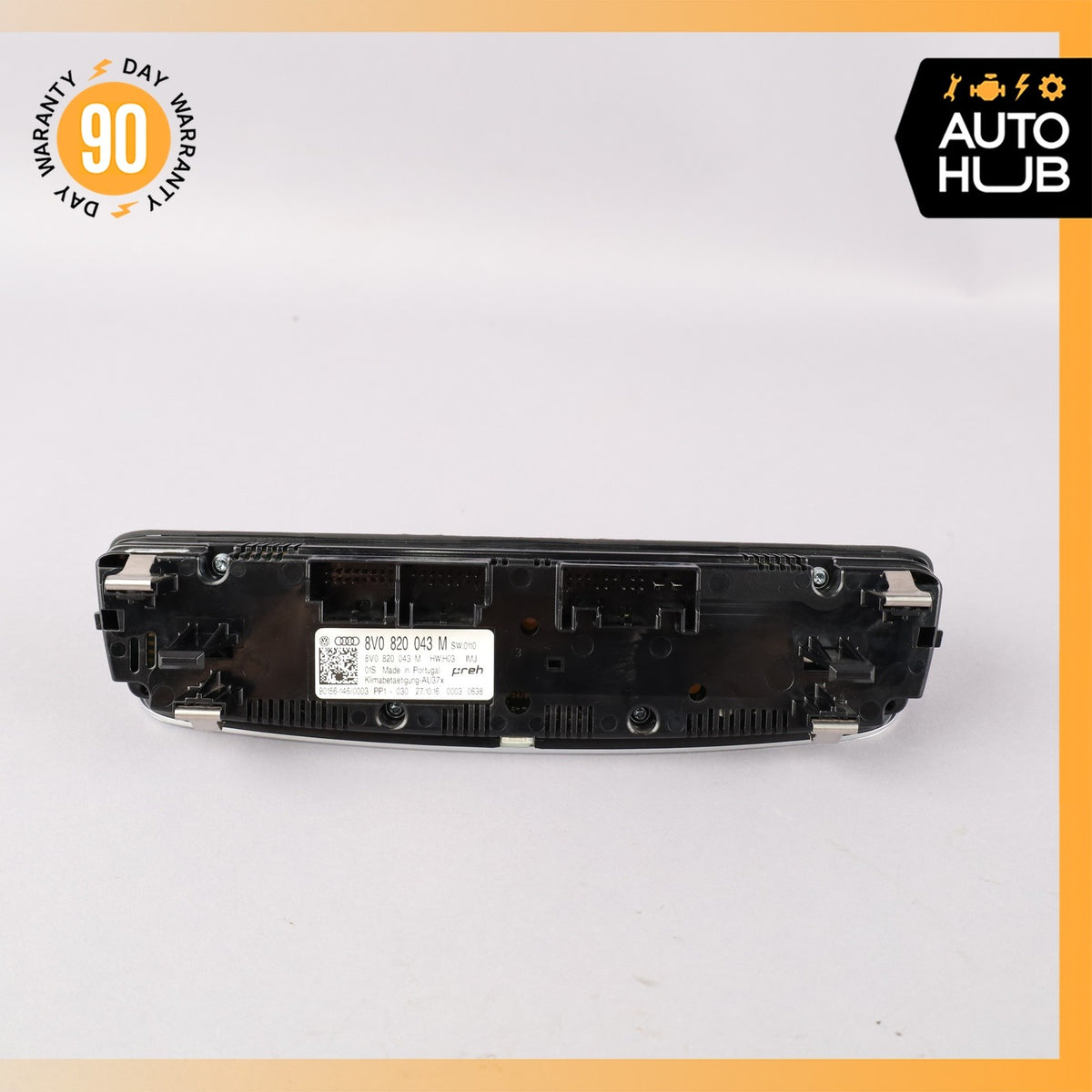 17-20 Audi 8V A3 A/C AC Heater Climate Control Unit OEM - photo 6