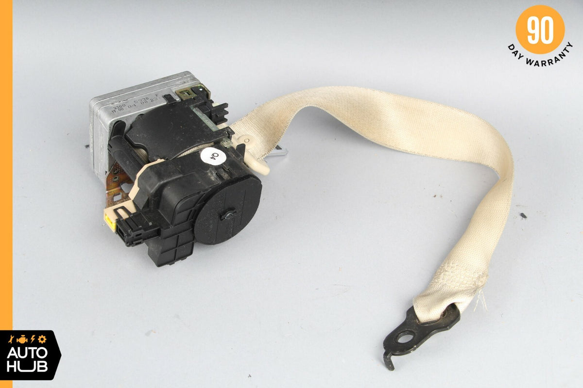 03-06 Mercedes R230 SL500 SL600 Left Driver Seatbelt Seat Belt Retractor Beige - photo 1