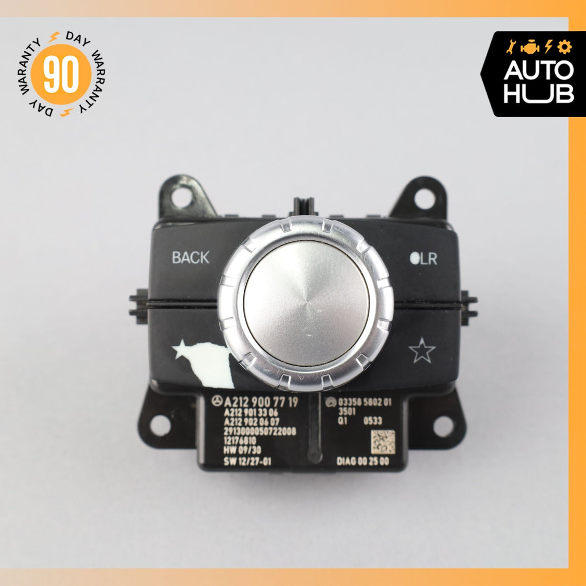 14-17 Mercedes W212 E250 E550 Console Head Unit Controller Knob Multi Switch OEM - photo 2
