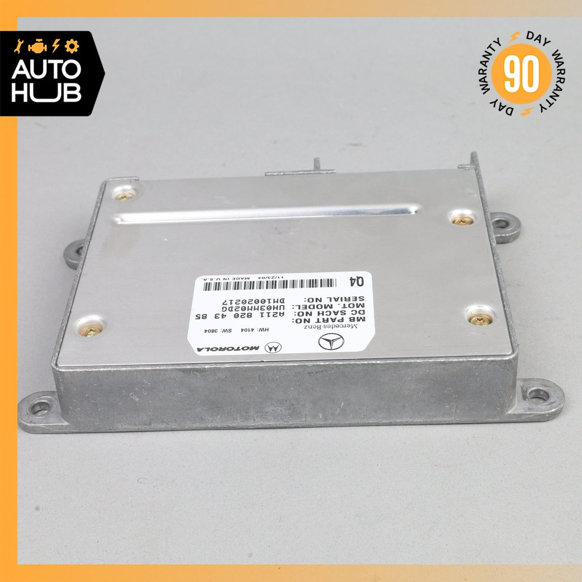 03-11 Mercedes W220 S350 CLK350 Motorola Bluetooth Communication Module OEM - photo 7