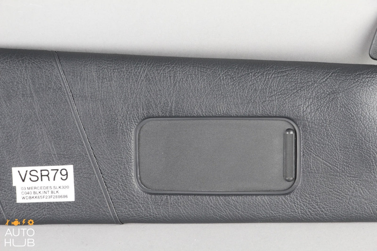 97-04 Mercedes R170 SLK230 SLK320 Right Passenger Side Sunvisor Sun Visor OEM - photo 3