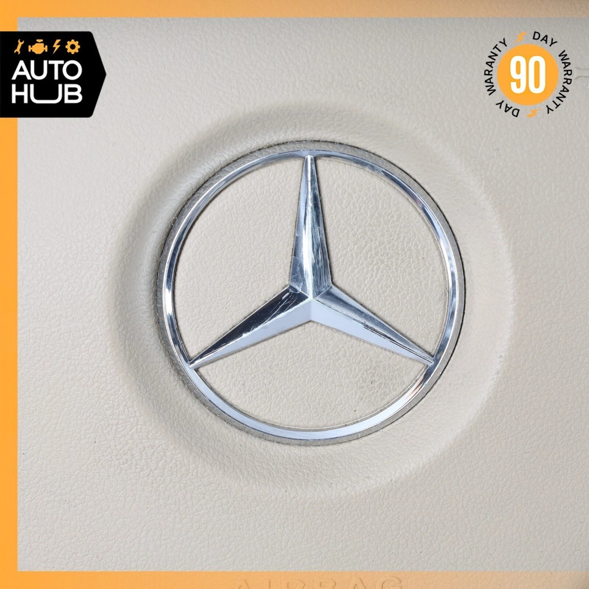 12-17 Mercedes W212 E250 C250 CLS550 Driver Steering Wheel Airbag Beige OEM - photo 6