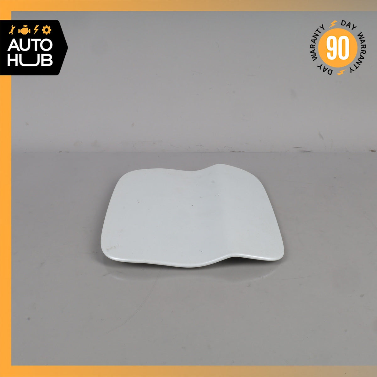 BMW F15 X5 Fuel Gas Tank Filler Neck Door Cover White 7312316 OEM - photo 2