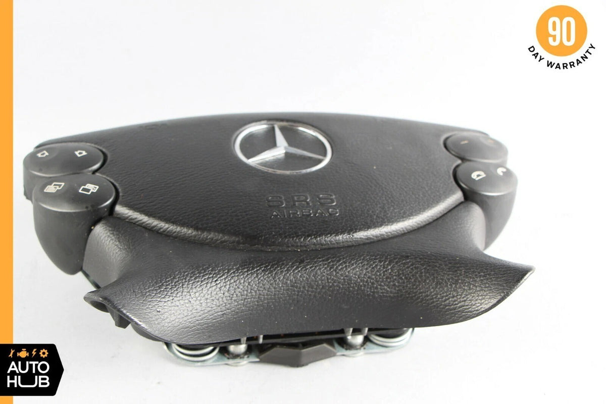 Mercedes R230 SL500 SL55 AMG CLK500 Steering Wheel Airbag Air Bag Black OEM - photo 7