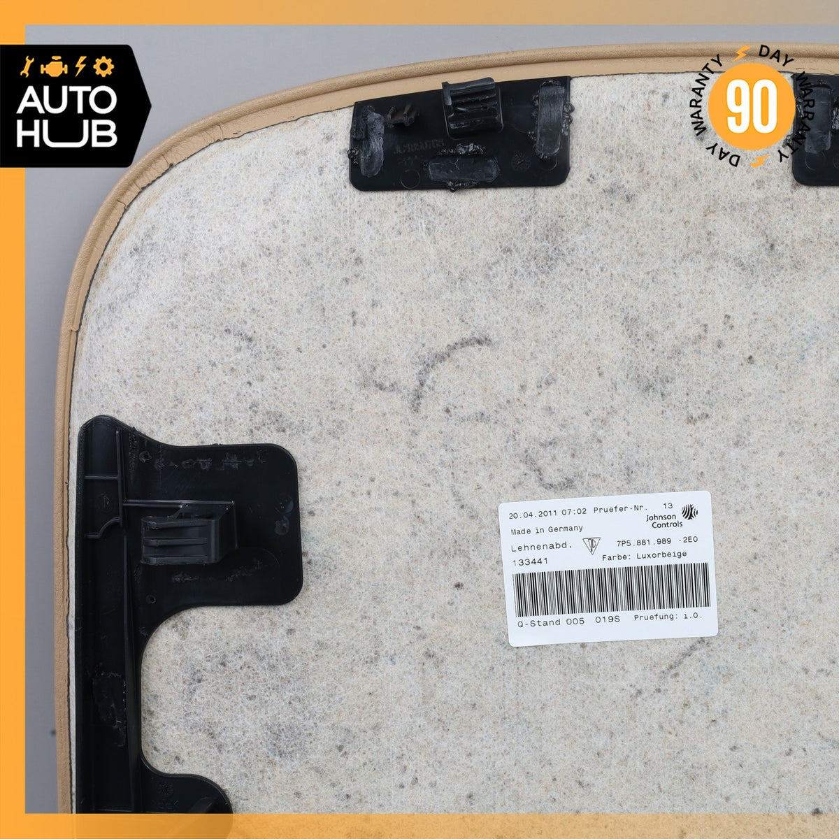 Porsche Cayenne 958 Hybrid S Front Left or Right Side Seat Back Cover Panel OEM - photo 11