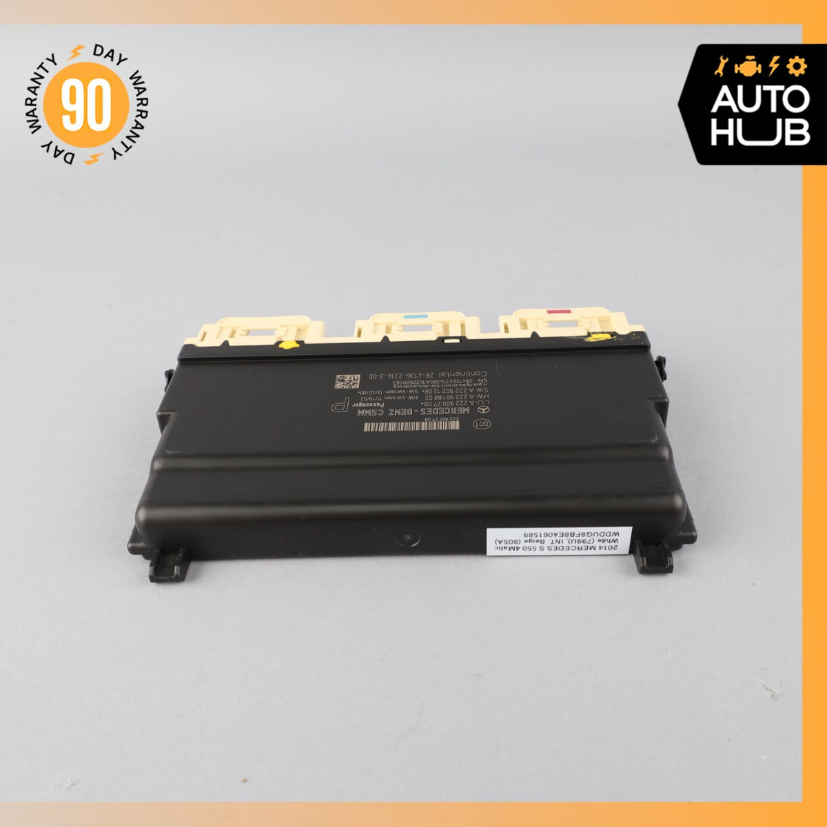 14-17 Mercedes W222 S550 S600 S63 AMG Front Right Side Seat Control Module OEM - photo 4