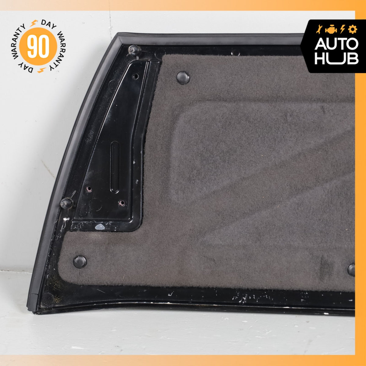 04-09 Cadillac XLR Convertible Rear Folding Top Compartment Panel Black OEM - photo 10
