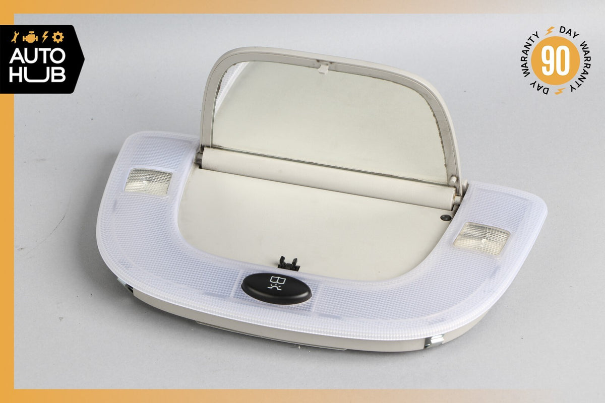 00-06 Mercedes W220 S55 AMG S500 Left or Right Rear Dome Light Mirror Gray OEM - photo 6