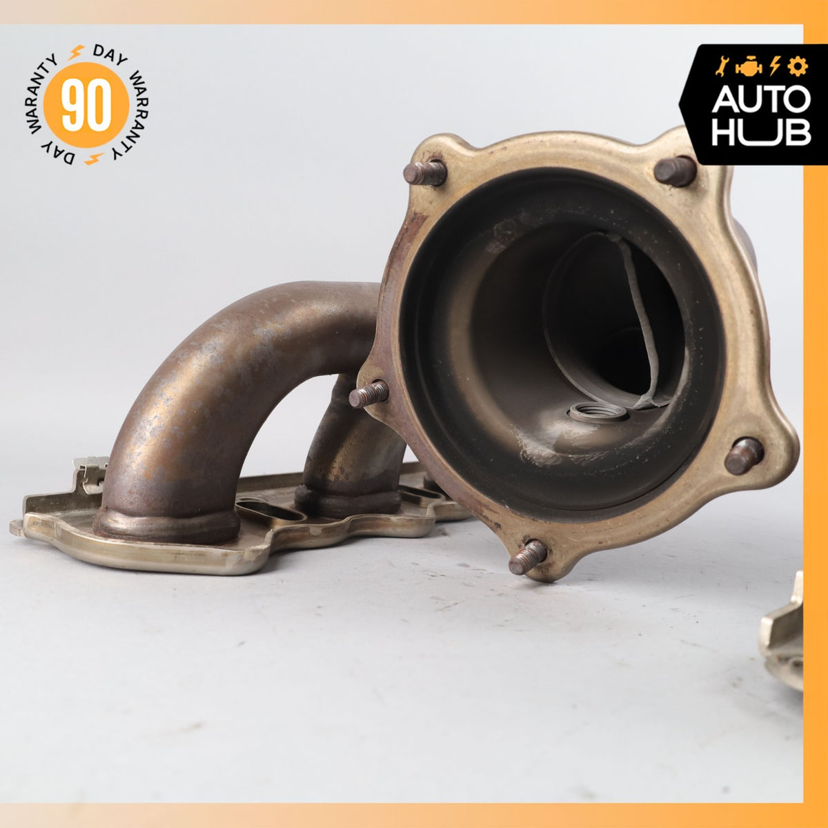 08-14 Porsche Cayenne 958 S GTS 4.8L V8 Exhaust Manifold Set 94811113000 OEM - photo 4