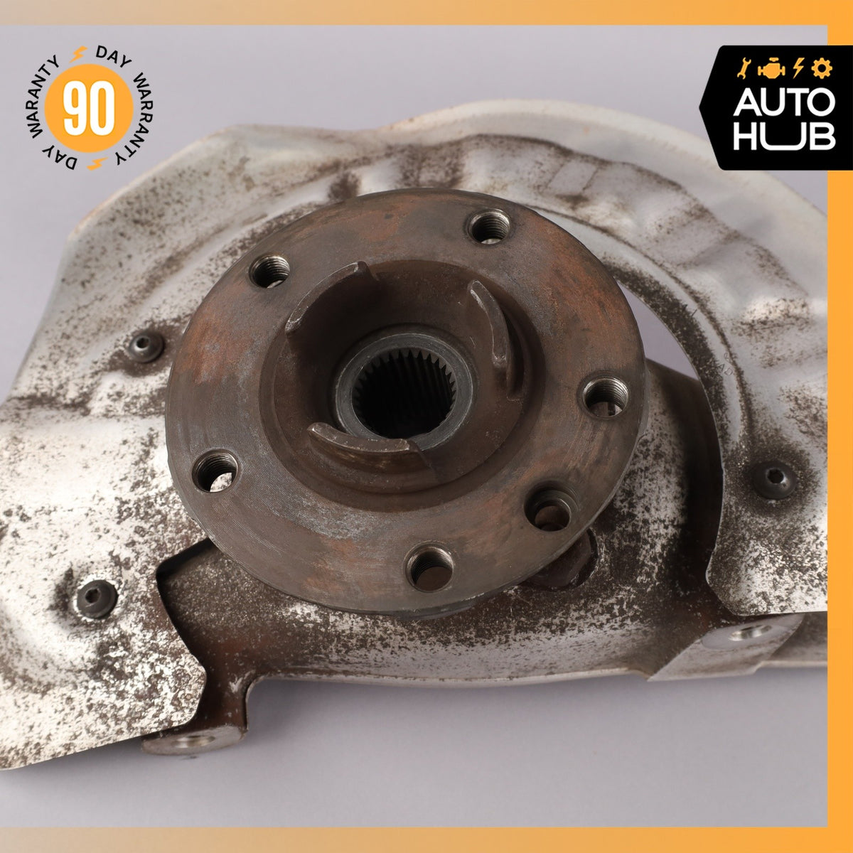 11-18 Porsche Cayenne 958 Front Right Knuckle Spindle 7P0615312B OEM - photo 7