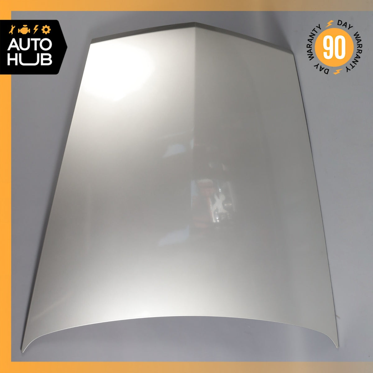 04-08 Cadillac XLR Hood Cover Panel Assembly Light Tarnished Silver OEM 51k - photo 6