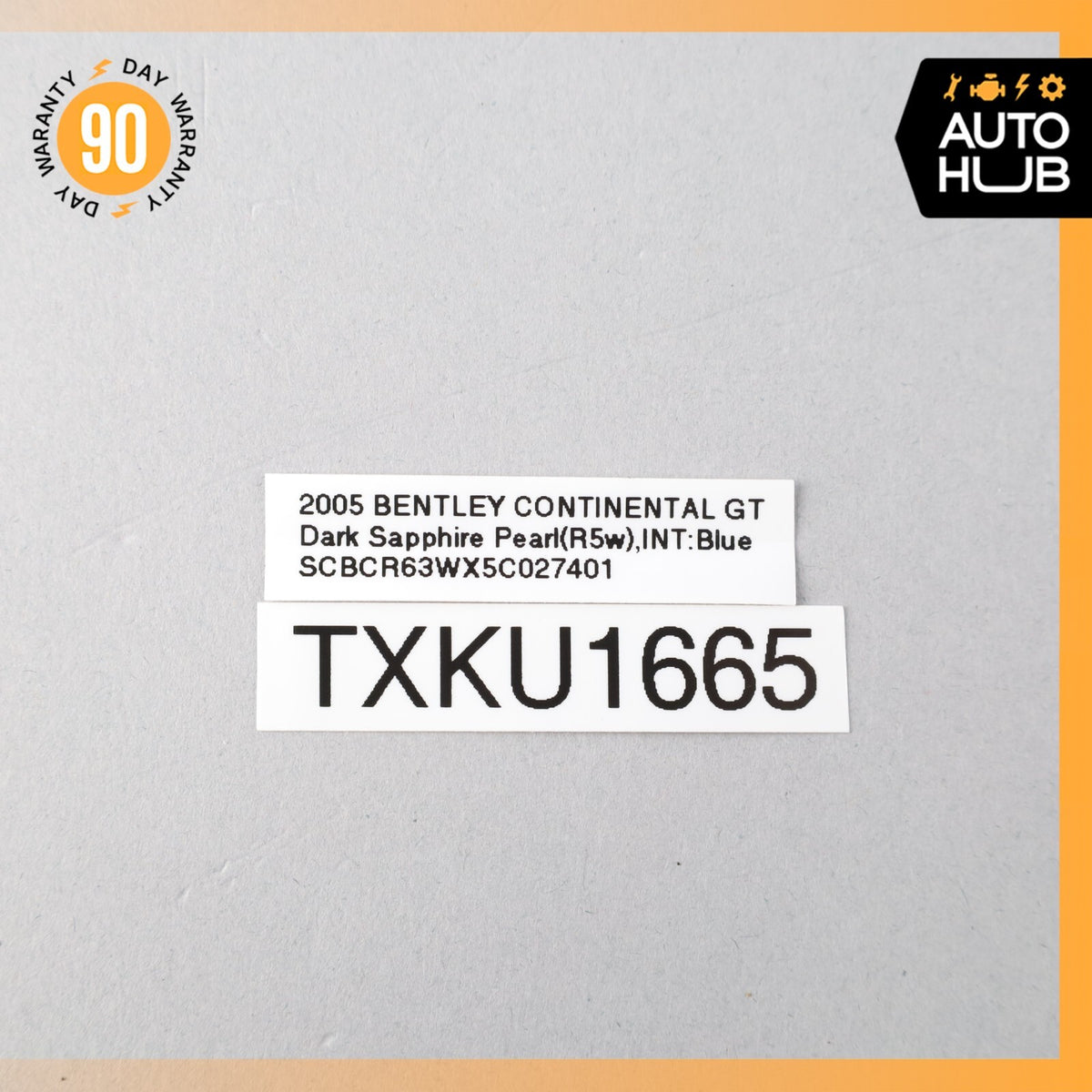 03-18 Bentley Continental GT GTC Electronic Parking Button Switch OEM 65k - photo 9