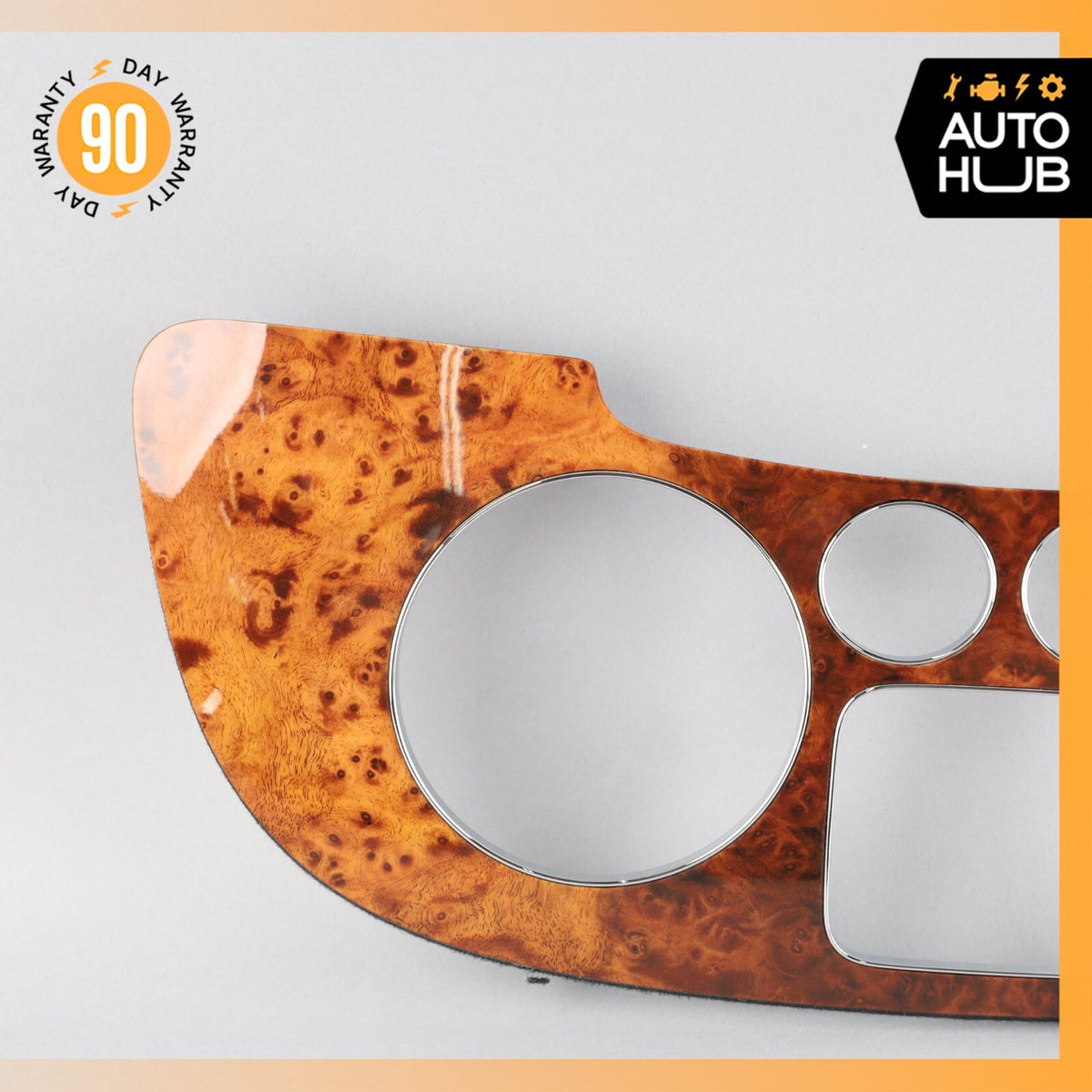 03-13 Bentley Continental GTC GT Dash Panel Speedometer Bezel Trim Wood OEM 46k - photo 2