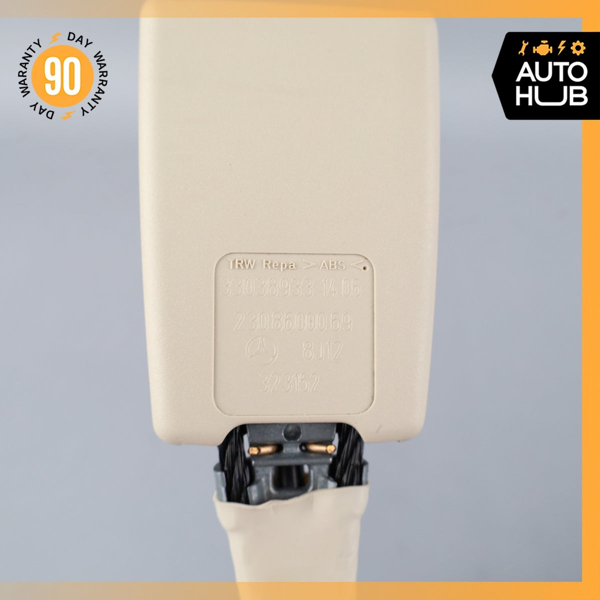 03-08 Mercedes R230 SL550 SL500 SL55 AMG Left or Right Seat Belt Buckle OEM - photo 11