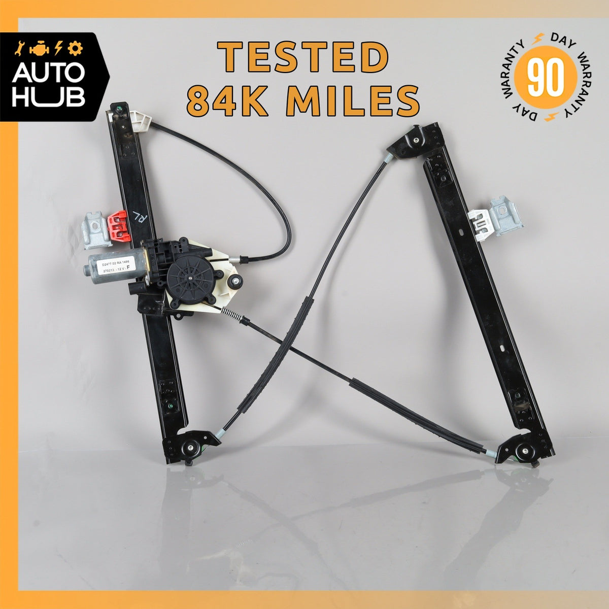 03-13 Maserati Quattroporte M139 Rear Left Side Window Regulator Motor OEM 84k - photo 1