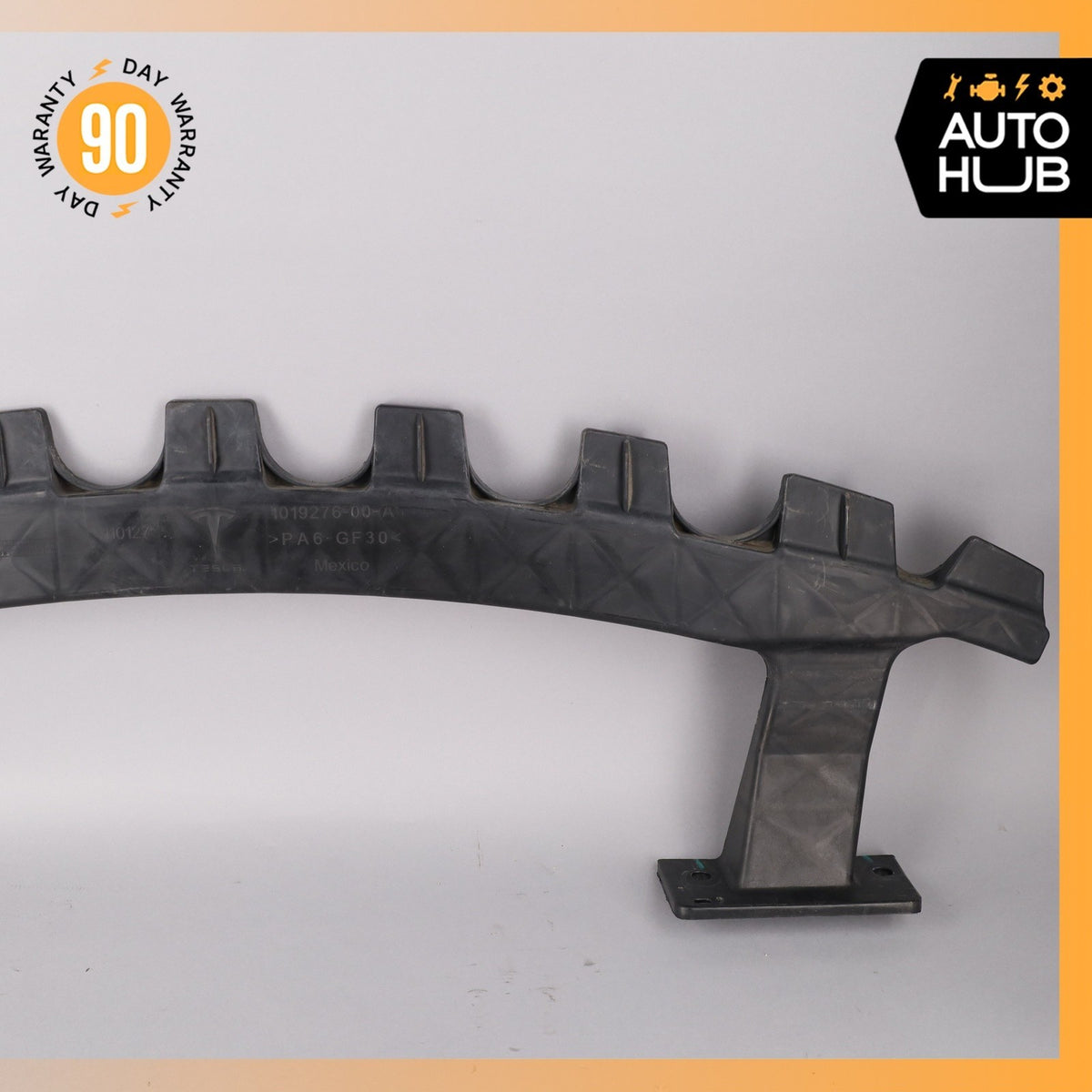 12-15 Tesla Model S Front Lower Reinforcement Ankle Catcher Bar OEM 63k - photo 4