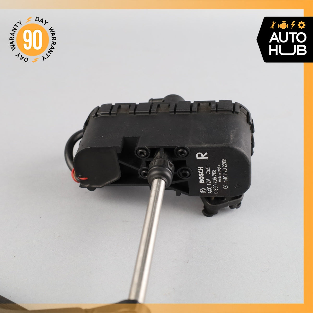 96-99 Mercedes W140 CL600 S500 Coupe Right Headlight Wiper Motor w/ Arm OEM 63k - photo 4