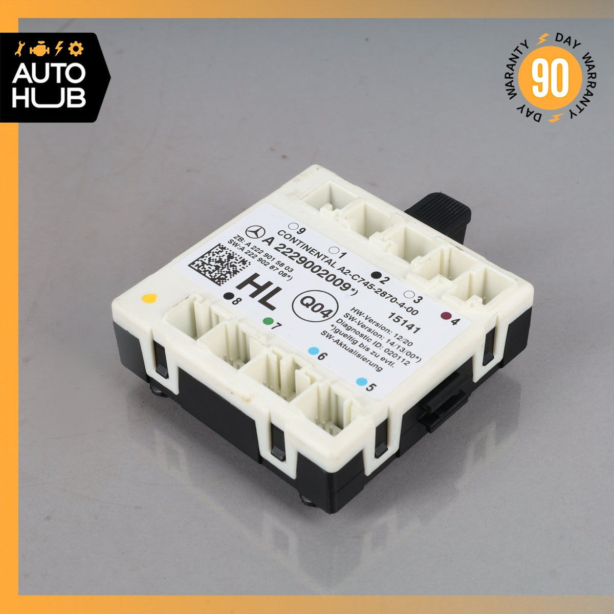 Mercedes W205 C300 Rear Left Side Door Control Module 2229002009 OEM - photo 4