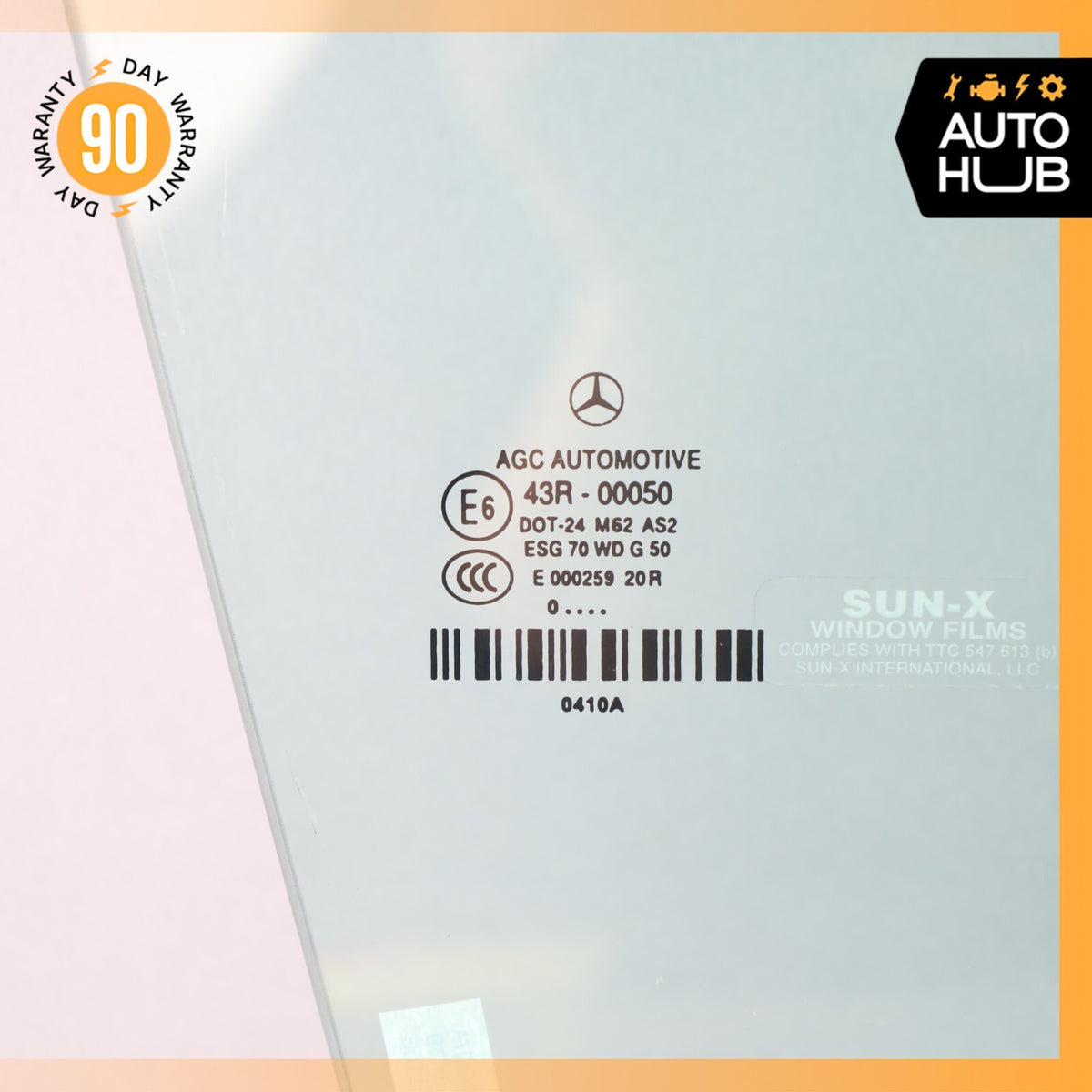 11-17 Mercedes W207 E550 Convertible Door Window Glass Front Right Side OEM 74k - photo 8