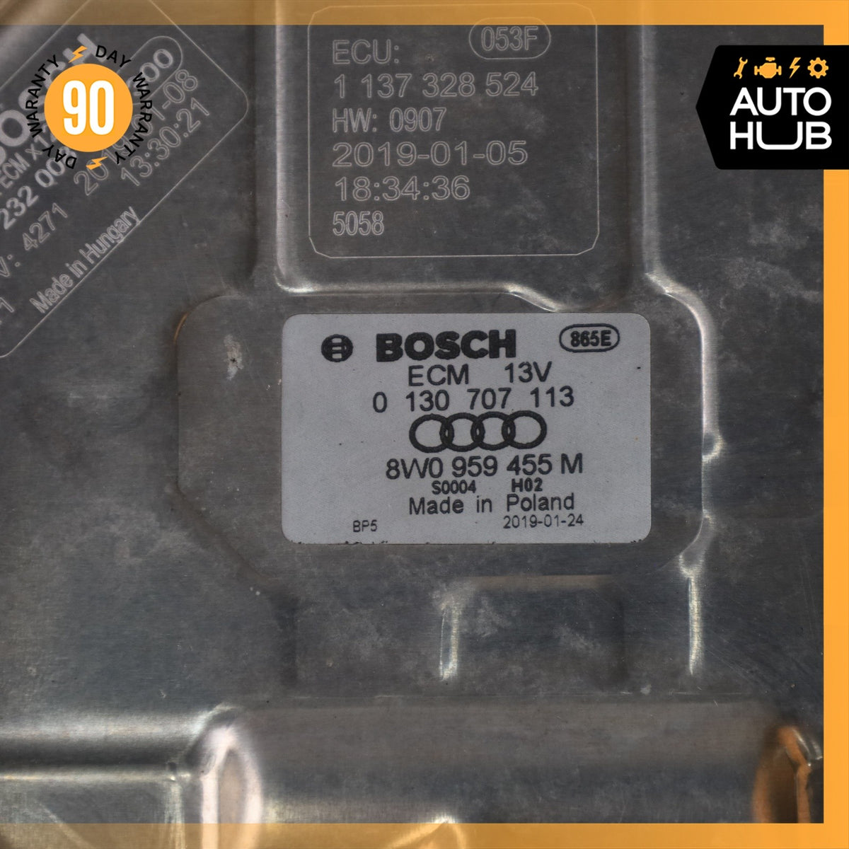 18-24 Audi B9 A5 Engine Motor Radiator Cooling Fan Motor OEM - photo 10
