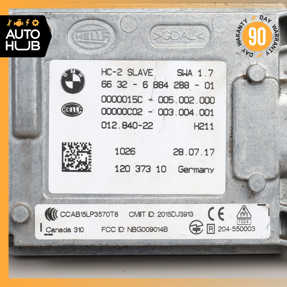 12-18 BMW F30 330e 320i 328i Rear Left Blind Sport Radar Sensor Module OEM 61k - photo 10