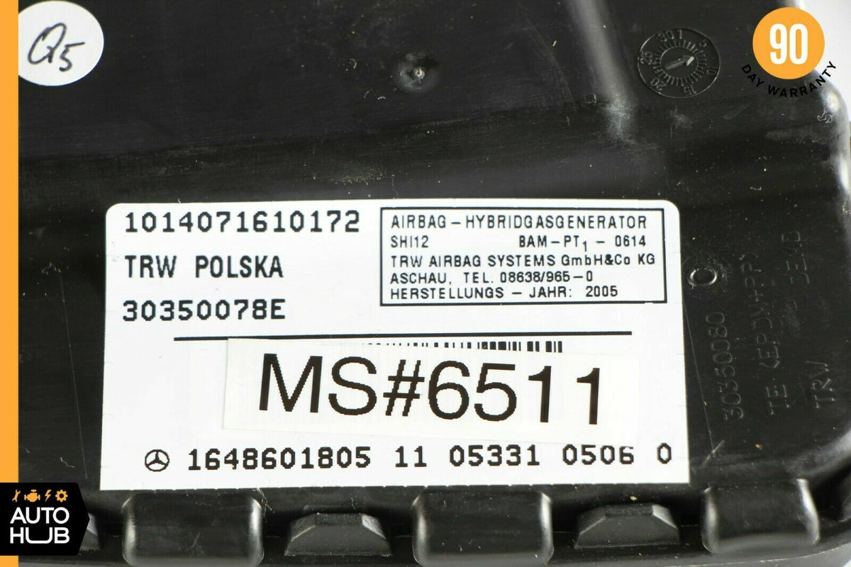 Mercedes W221 S550 CL550 R350 Front Right Passenger Side Seat Airbag SRS OEM - photo 6