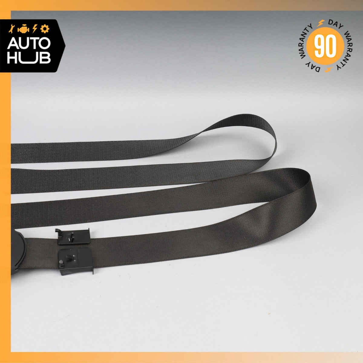 07-09 Mercedes W211 E350 CLS550 Front Right Passenger Side Seat Belt Black OEM - photo 2