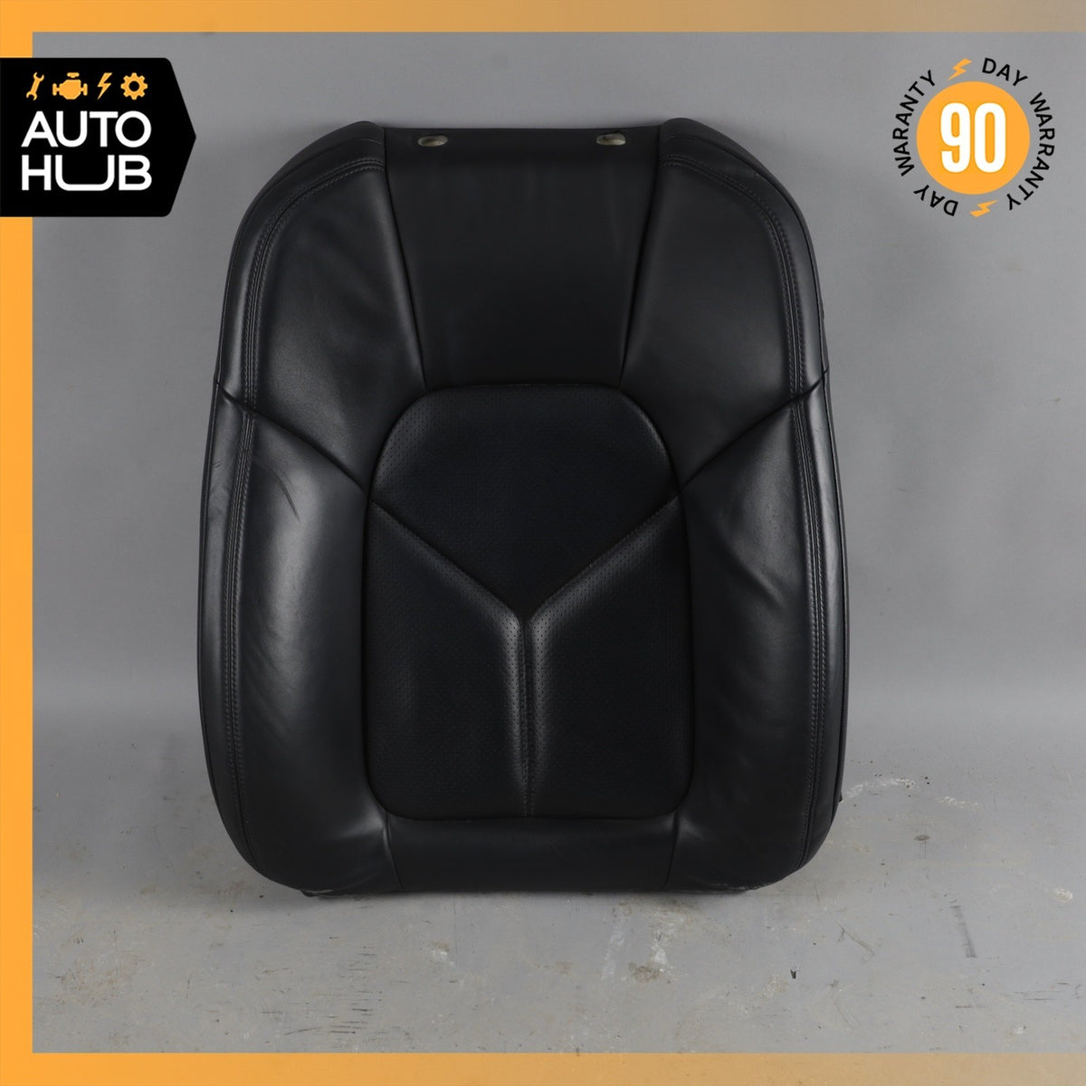 15-18 Porsche Macan 95B Front Left Side Seat Upper Cushion Leather Black OEM - photo 2