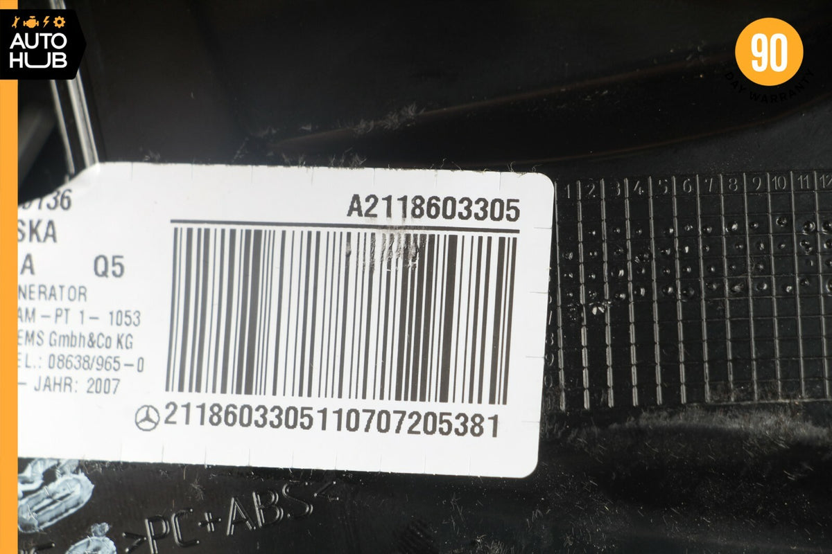 07-09 Mercedes W211 E350 E550 Dashboard Glove Box Storage Compartment Gray OEM - photo 11