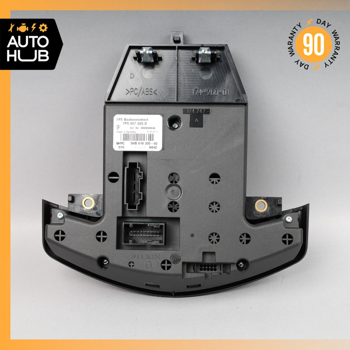 11-14 Porsche Cayenne 958 Hybrid S Rear Seat Heat Lock Switch Control Panel OEM - photo 8
