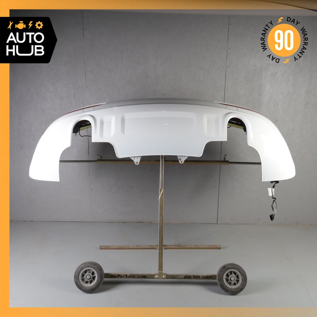 09-17 Audi 8R Q5 Rear Bumper Cover Assembly White OEM - photo 14