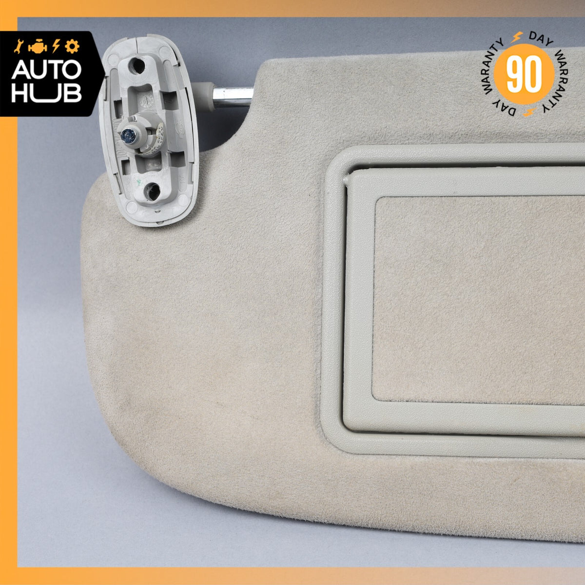 Mercedes W221 S600 CL550 S63 Left Side Sun Visor Shade Sunvisor Gray Suede OEM - photo 4
