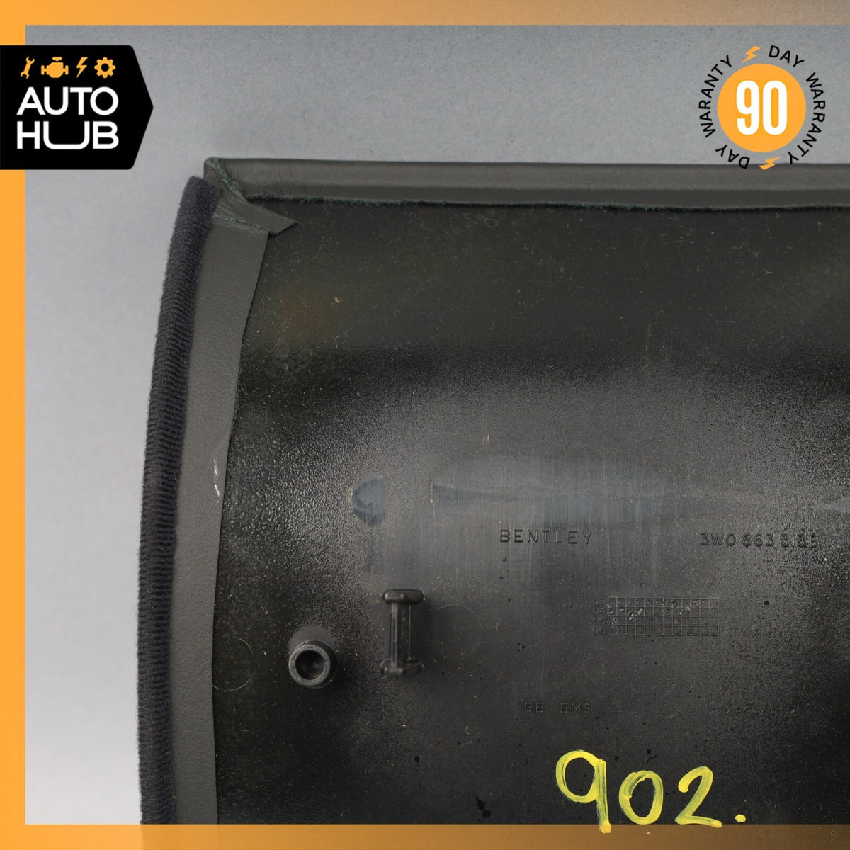 2005 Bentley Continental GT Rear Center Seat Trim Cover Panel OEM 31k - photo 9