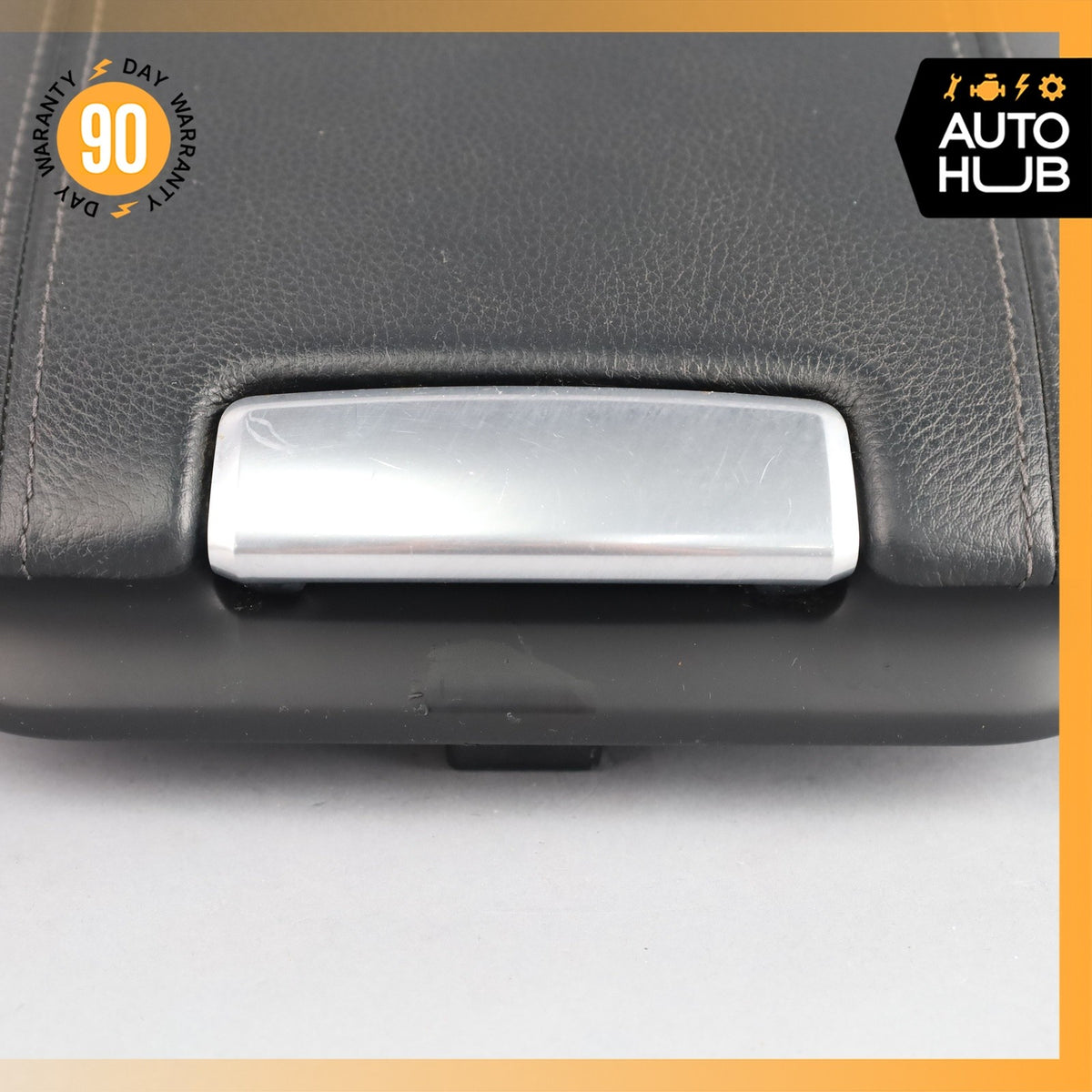 11-14 Porsche Cayenne 958 Center Console Arm Rest Armrest Cover Black OEM - photo 12