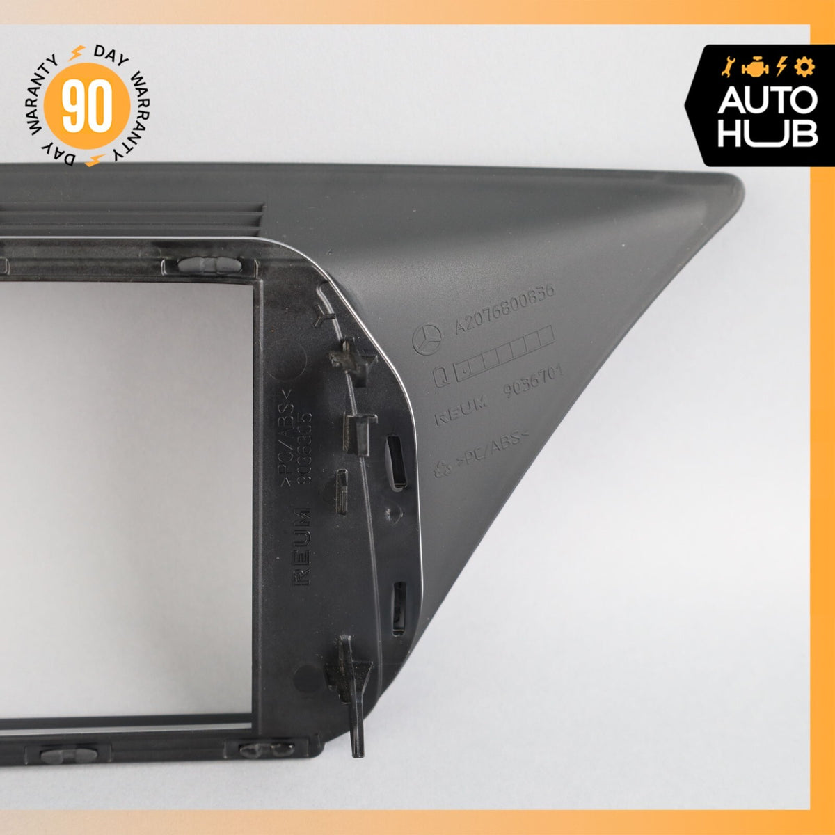 14-17 Mercedes W207 E350 E550 Dashboard Display Screen Trim Bezel Cover OEM - photo 6