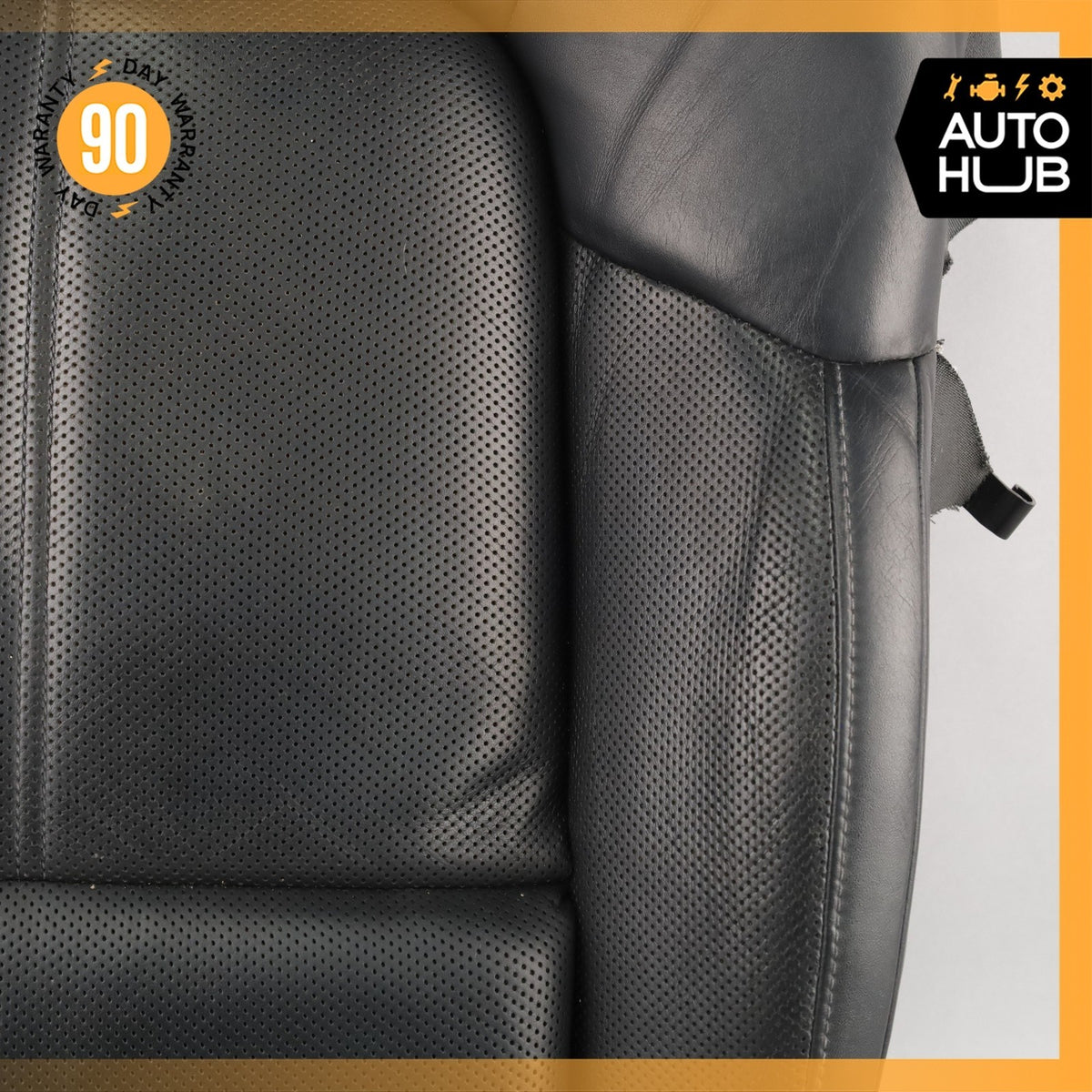 15-18 Porsche Macan 95B Front Left Lower Bottom Seat Cushion Leather Black OEM - photo 4