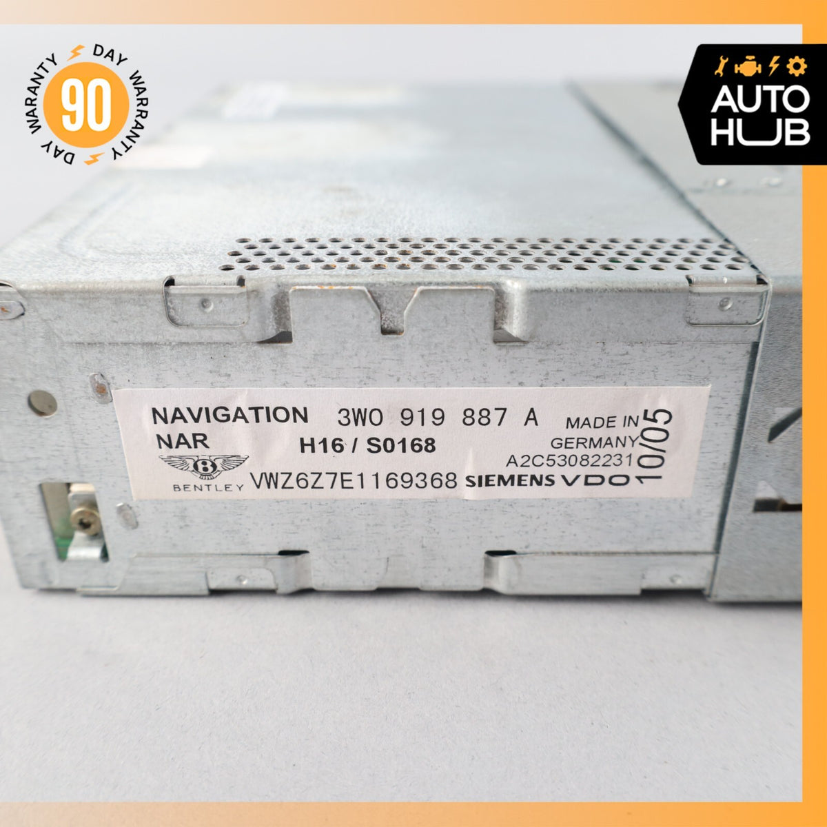 03-06 Bentley Continental GT Flying Spur Navigation CD Disc Player GPS OEM 73k - photo 8