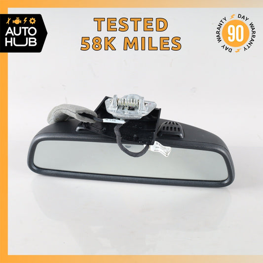 10-16 Mercedes W212 E350 C250 Interior Rear View Mirror 2048104217 Black OEM 58k - photo 1