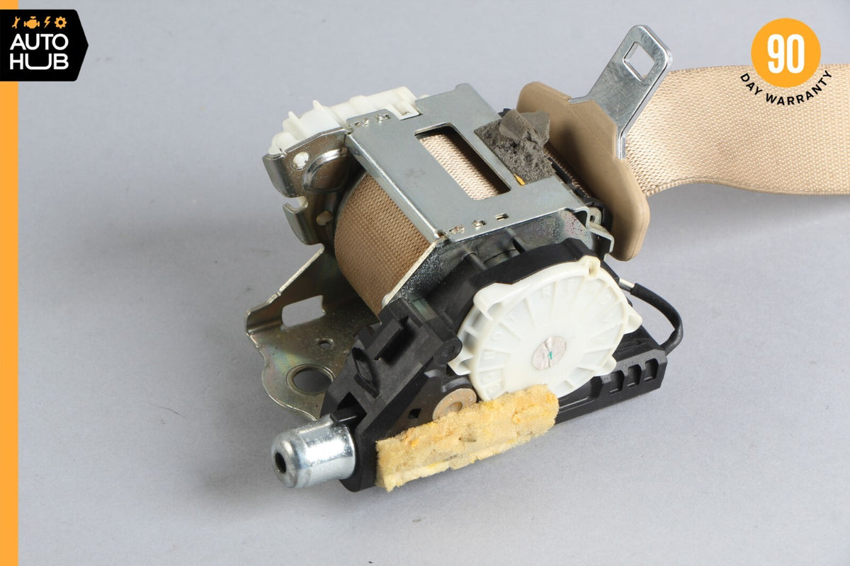 07-14 Mercedes W216 CL550 CL63 AMG Rear Right Passenger Seat Belt Beige OEM - photo 7