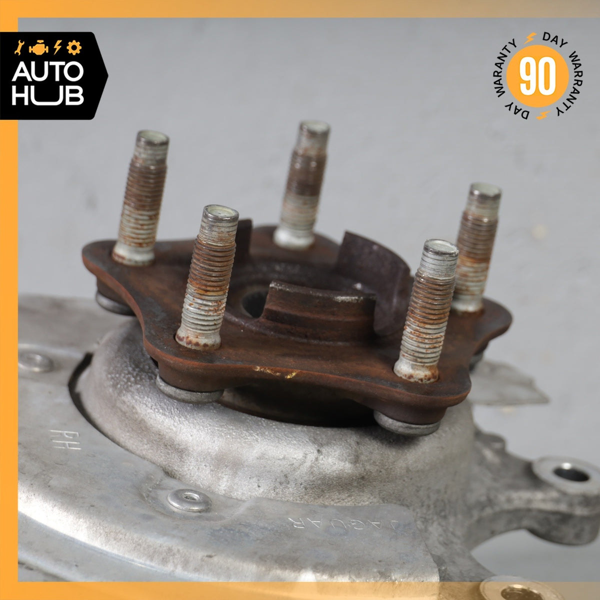 14-20 Jaguar X152 F-Type R Rear Right Spindle Knuckle Hub w/ Shield OEM - photo 6
