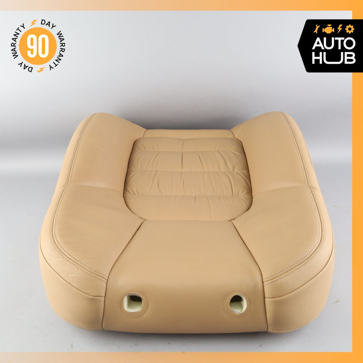 11-18 Porsche Cayenne 958 Front Right Side Seat Upper Cushion Beige OEM - photo 12