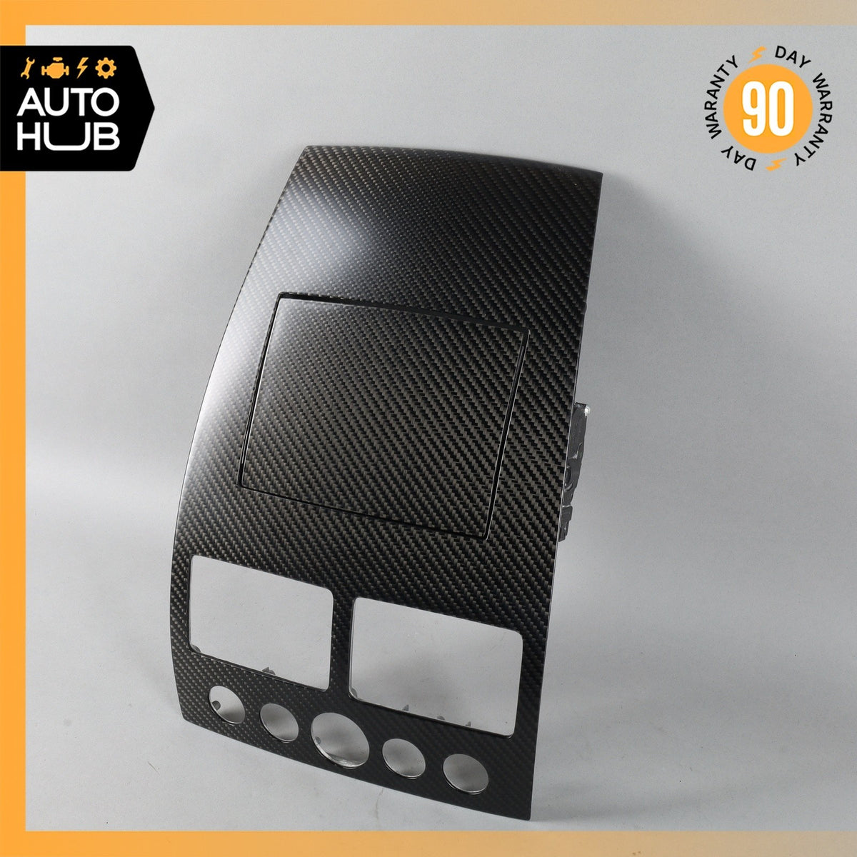 10-15 Aston Martin DB9 Rapide Center Console Navi Trim Bezel Panel Carbon OEM - photo 4