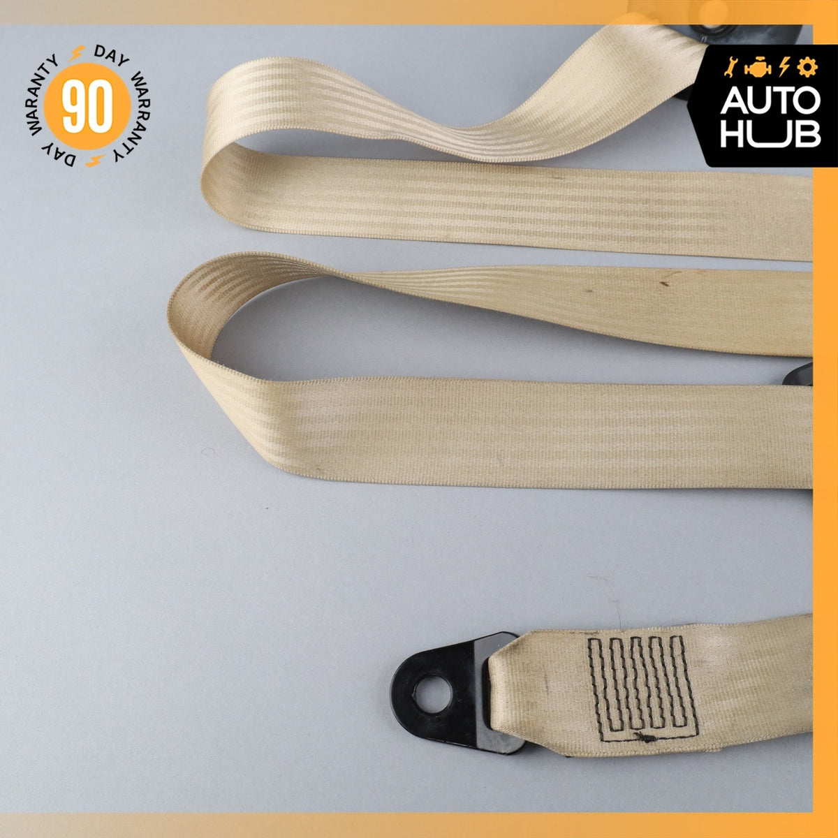 99-04 Bentley Arnage / RR Seraph Front Right Side Seat Belt Retractor Beige OEM - photo 4