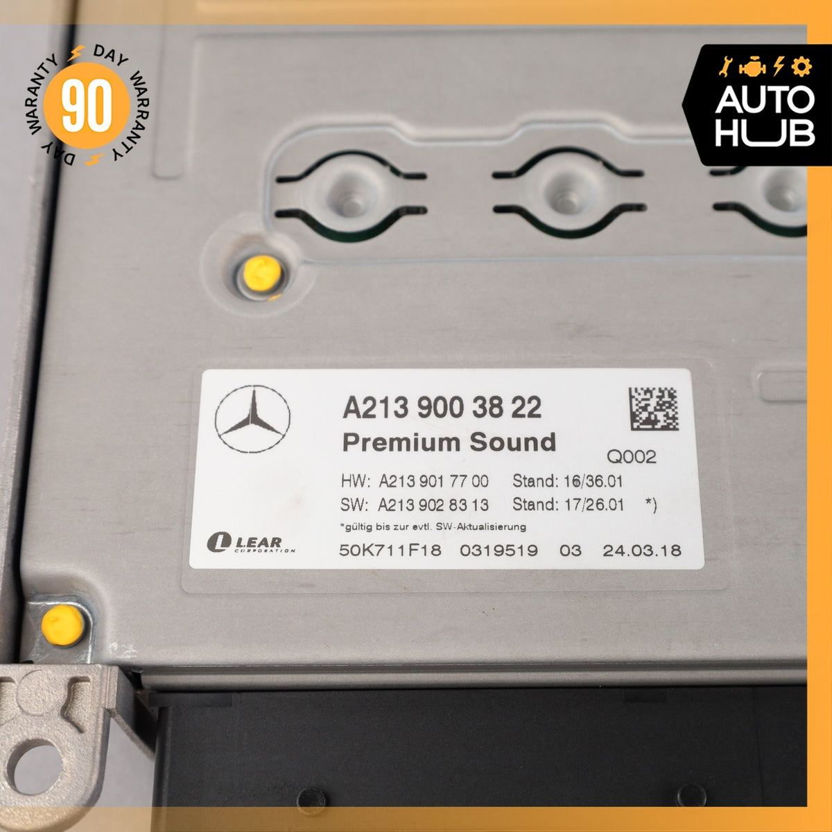 18-21 Mercedes W222 S450 E300 CLS450 Burmester ASK Sound Amplifier Assembly OEM - photo 9
